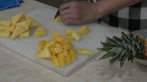 秘制菠萝咖喱鸡肉串的做法 步骤9