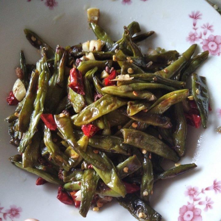 干煸四季豆（少油版）