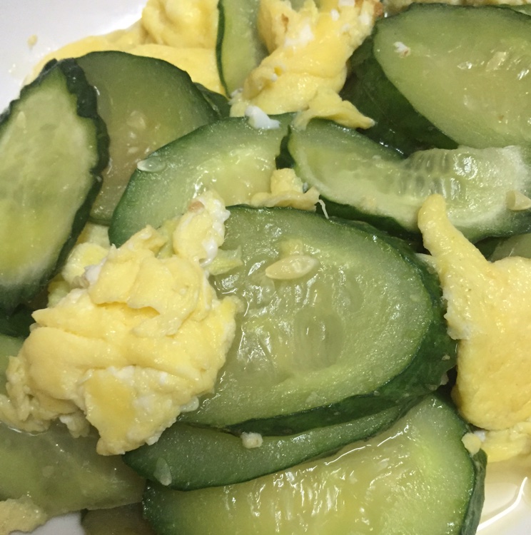 黄瓜炒蛋