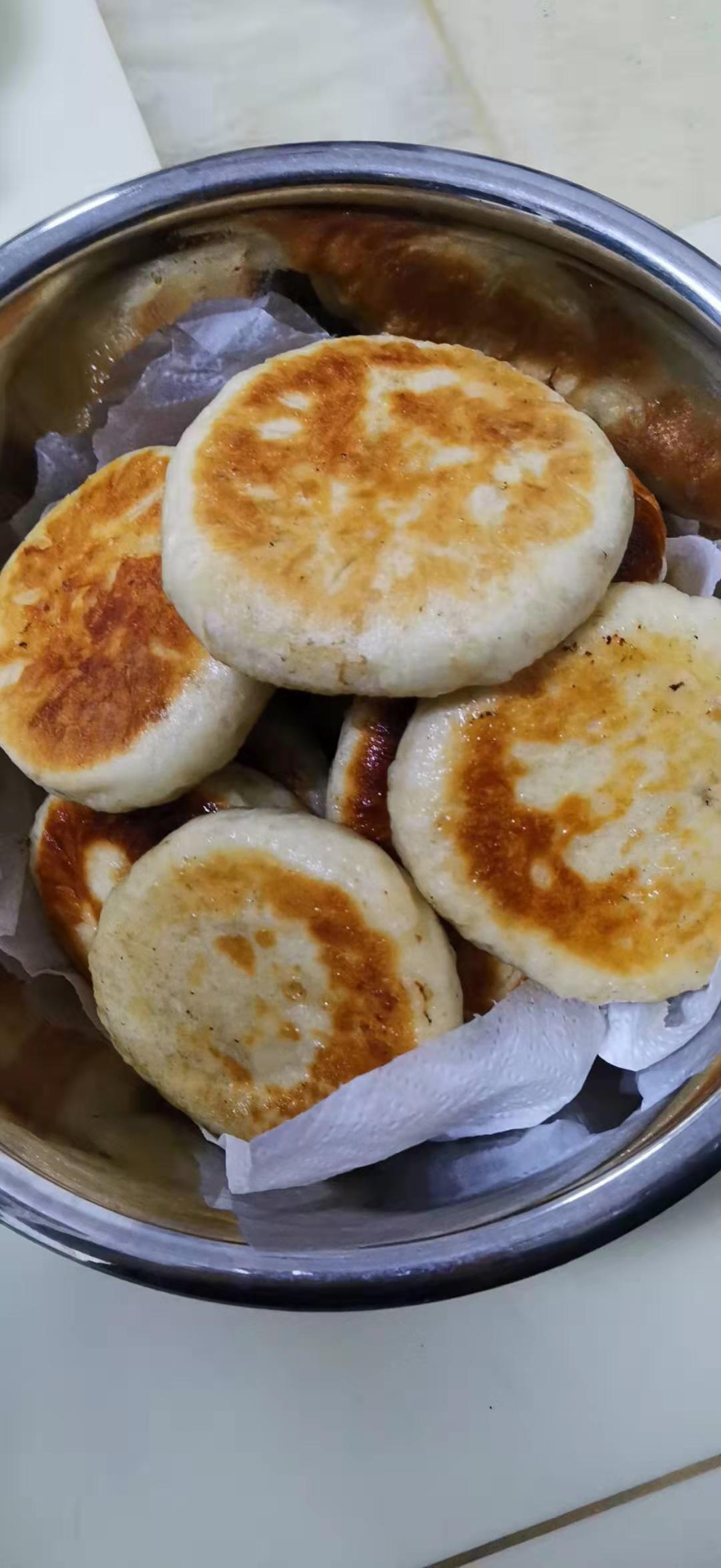 不用去早餐店的发面馅饼