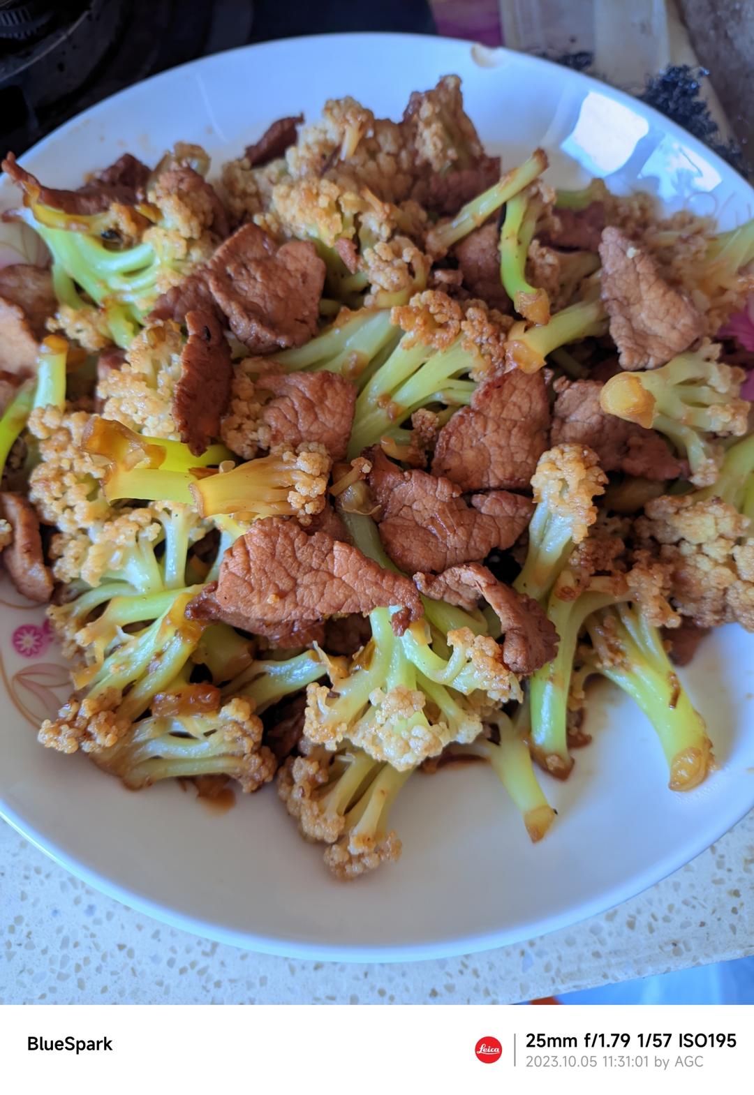 [新手绝不失败]菜花炒肉