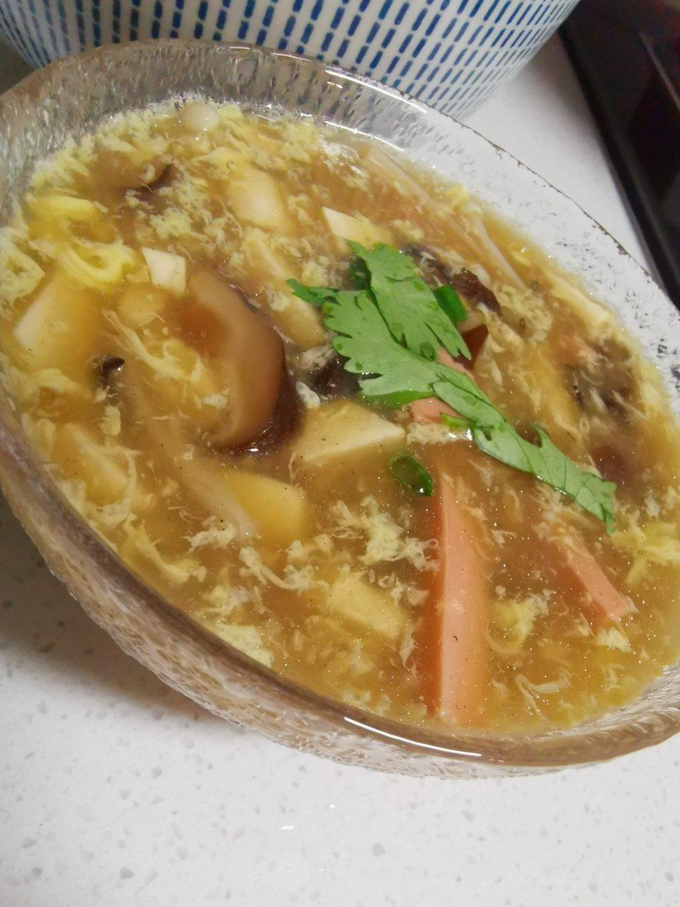 巨开胃巨好喝，10分钟搞定番茄酸辣汤冬季必喝。