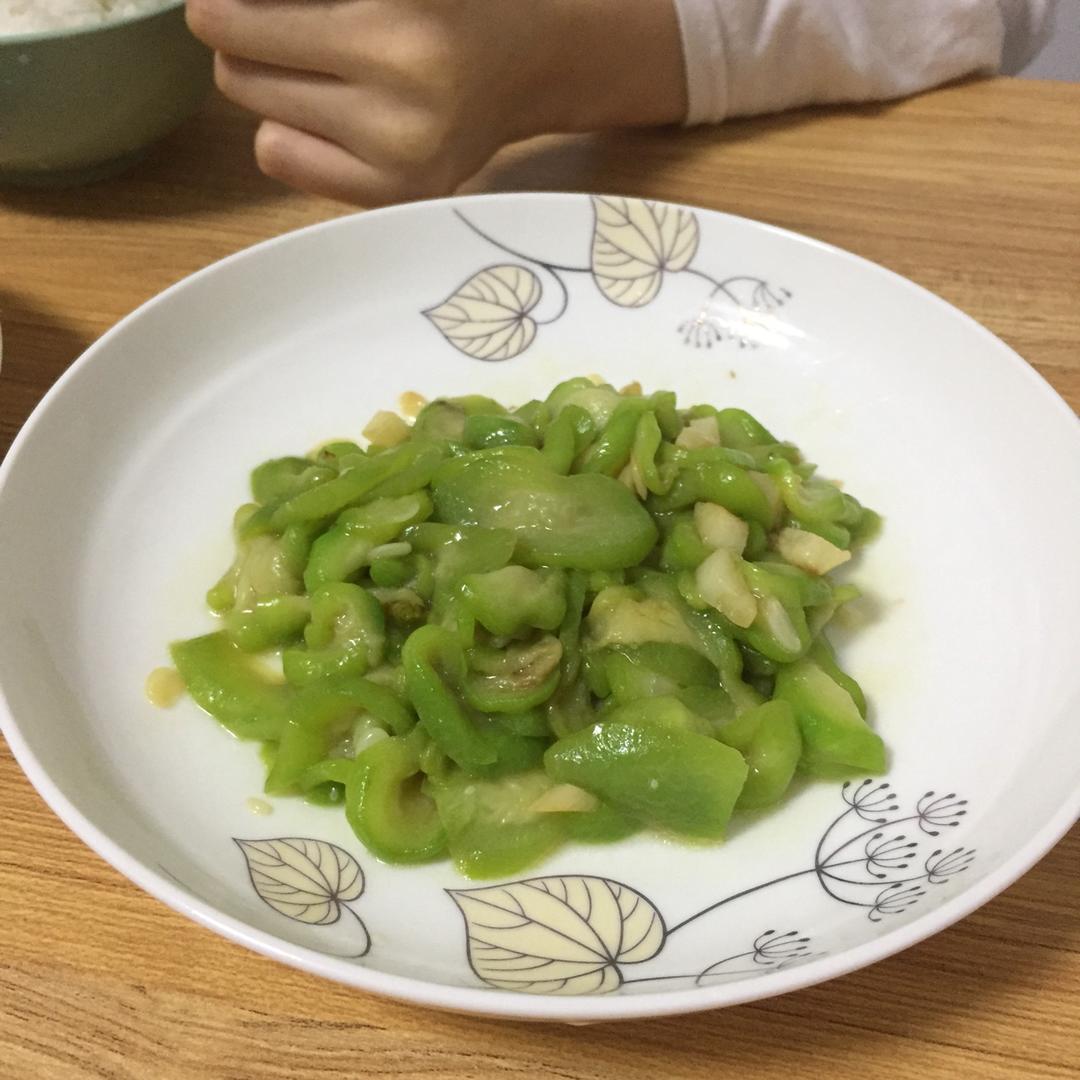 家常清炒丝瓜