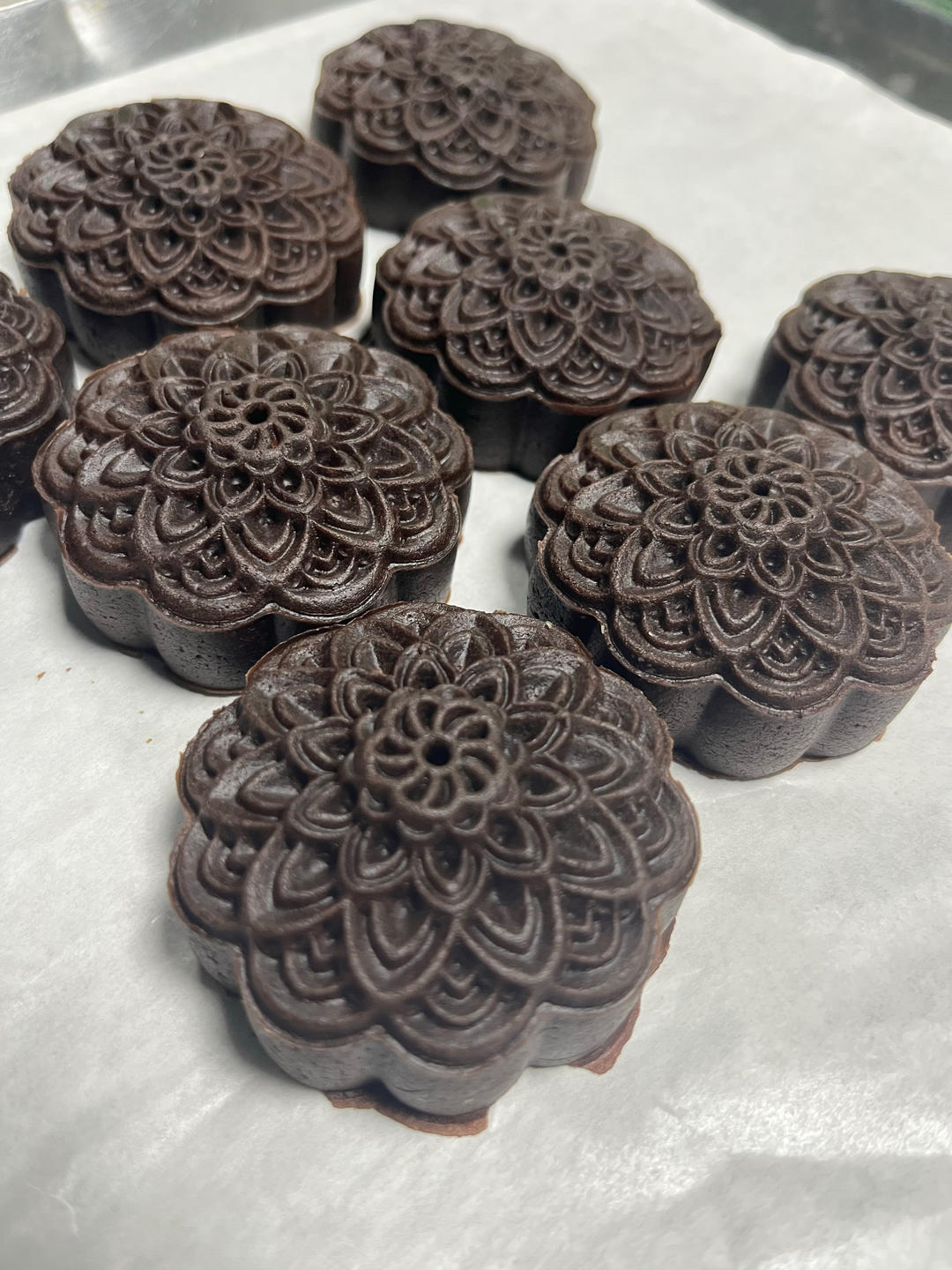 不用醒皮超快手✨超美味巧克力🍫椰蓉月饼