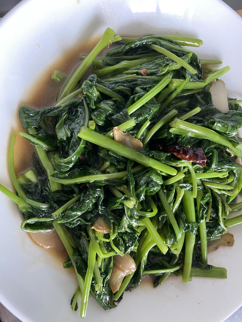 【曼食慢语】虾酱空心菜