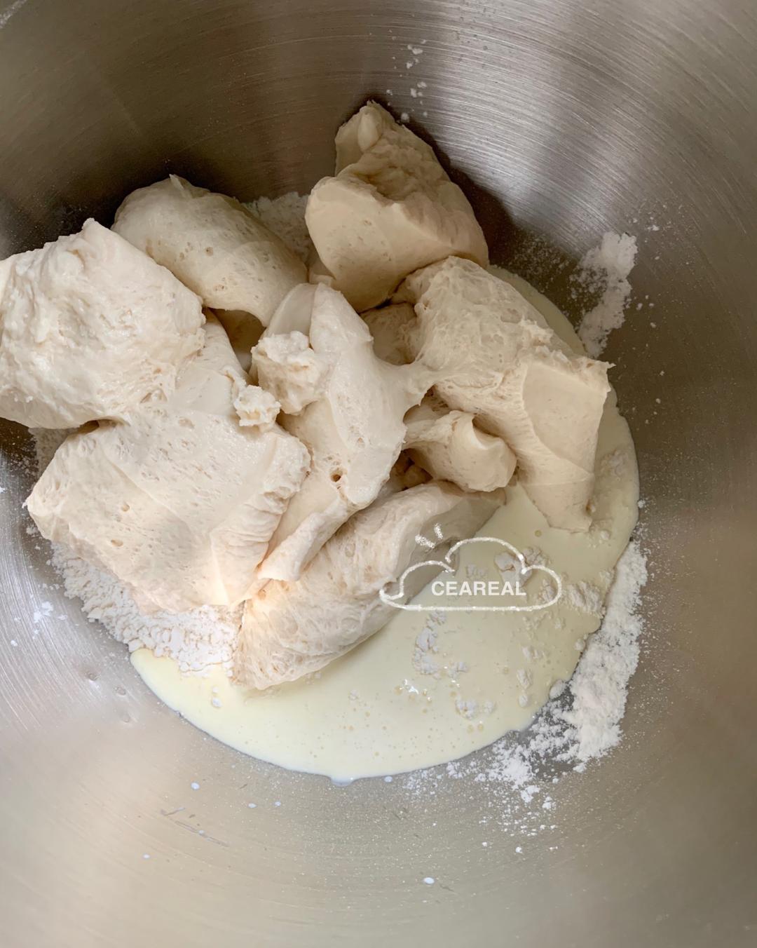 纯奶手撕吐司的做法 步骤1