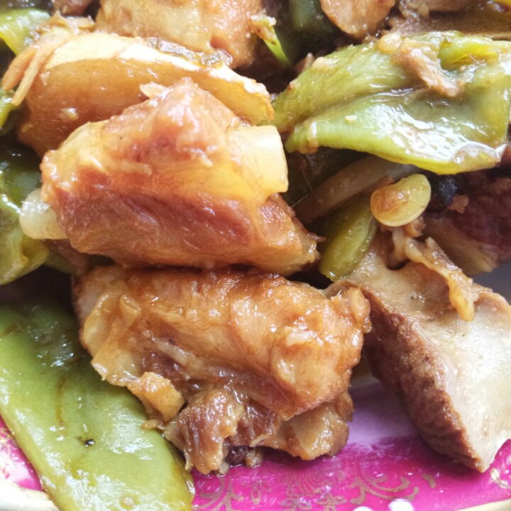 排骨炖豆角
