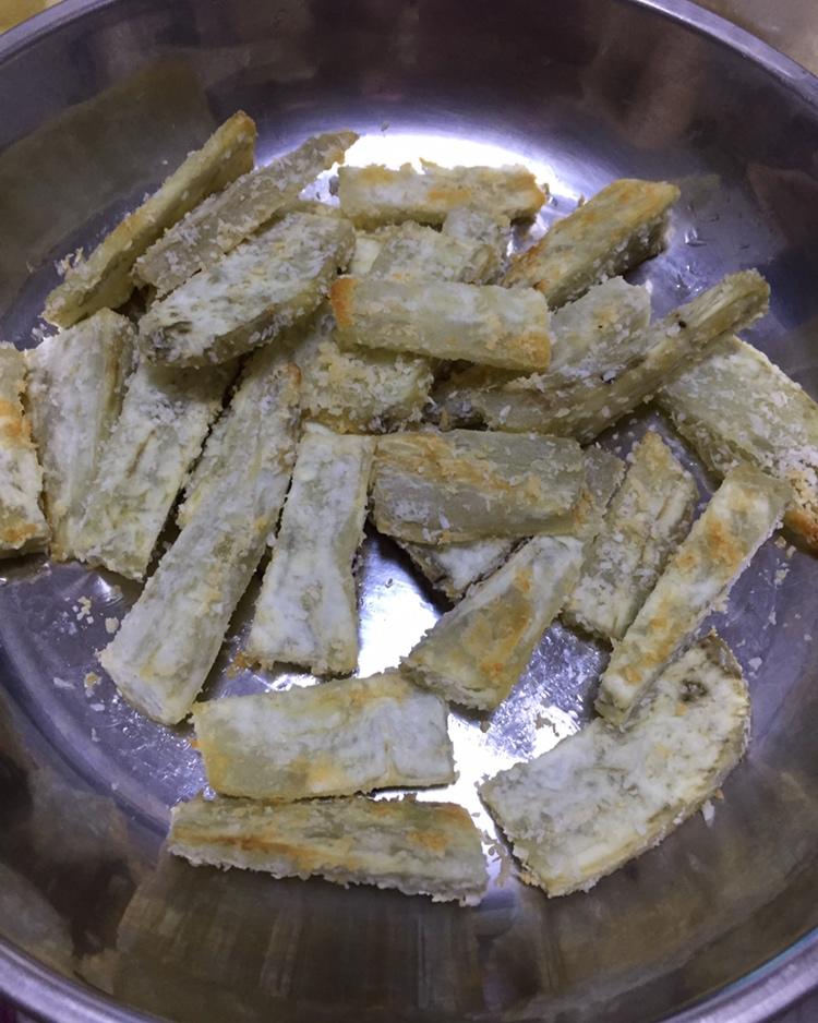 椰蓉烤红薯条（健康夜宵）