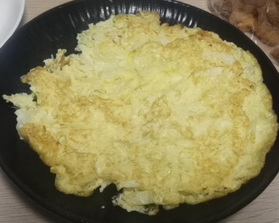 鸡蛋包菜快手餐