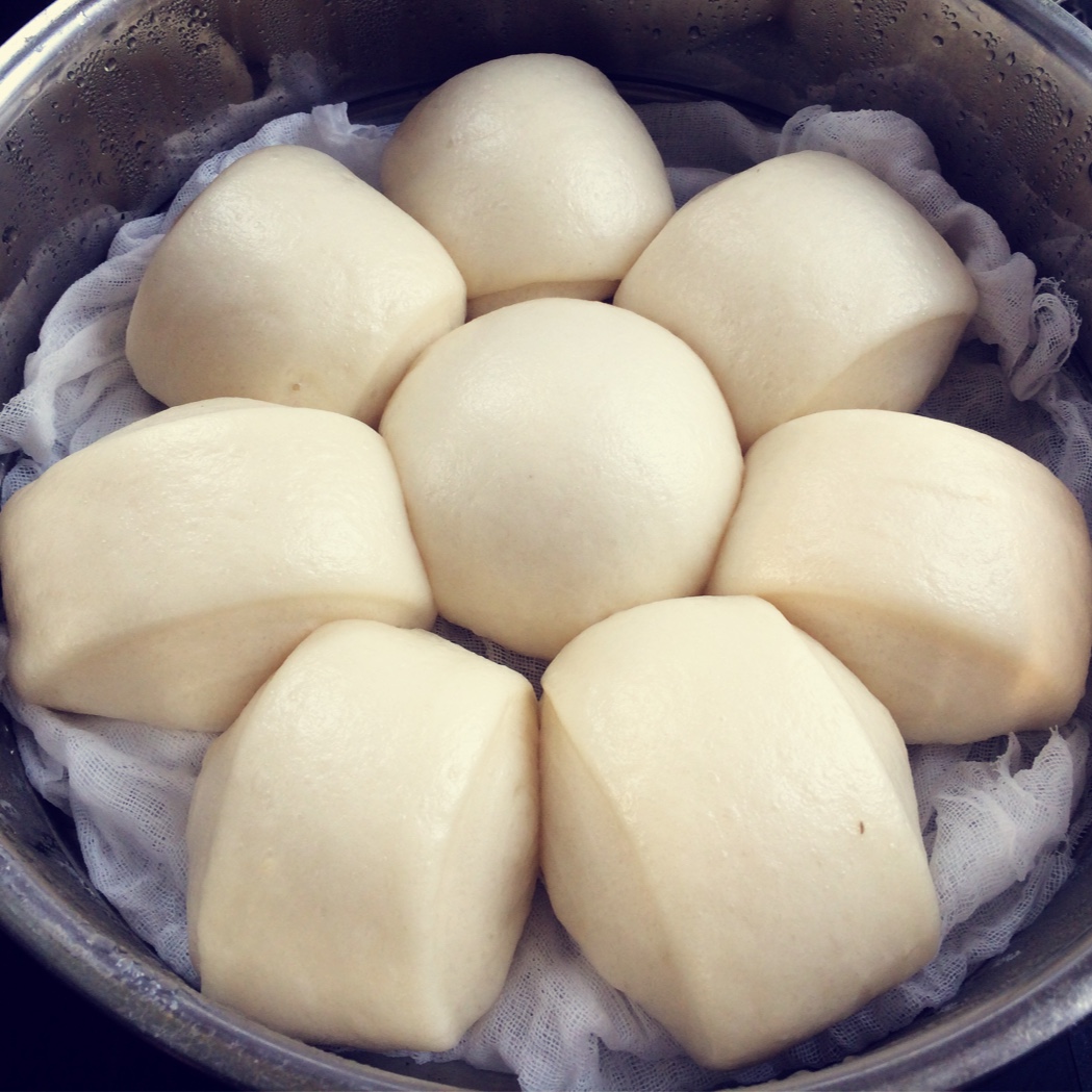一次性发酵的奶香馒头！