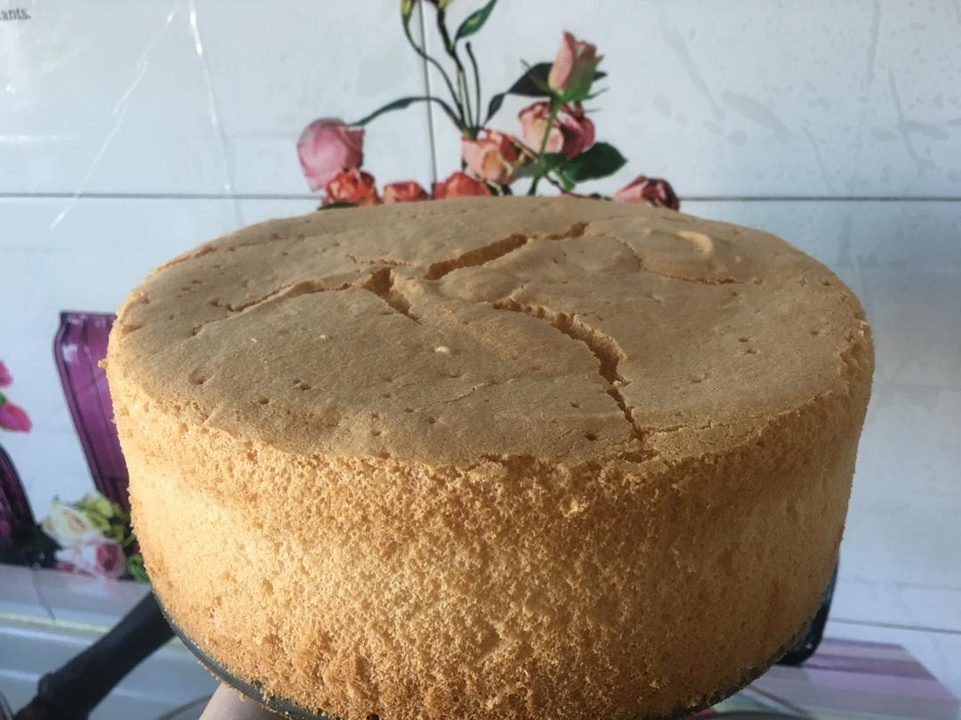 6寸原味戚风蛋糕
