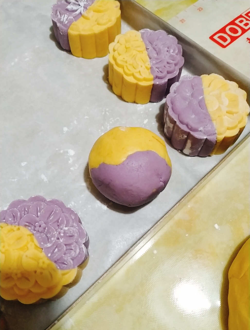 双色紫薯南瓜糯米糕(分享两种做法)的做法 步骤13