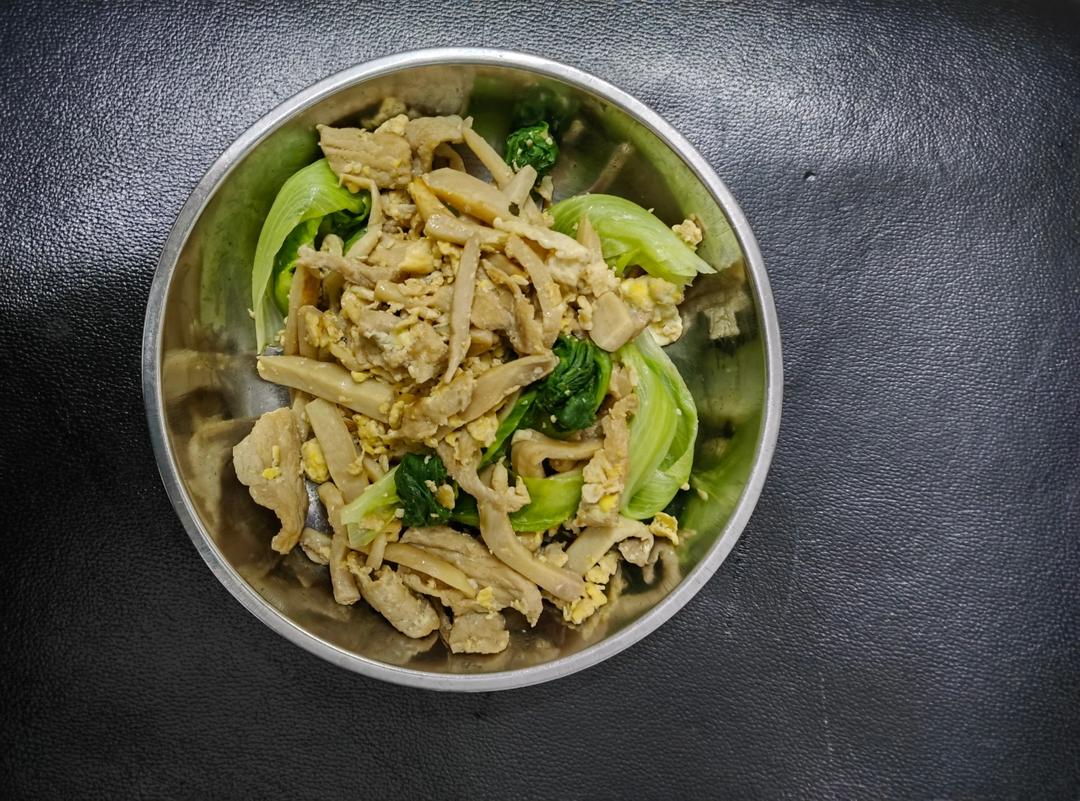 杏鲍菇炒肉片