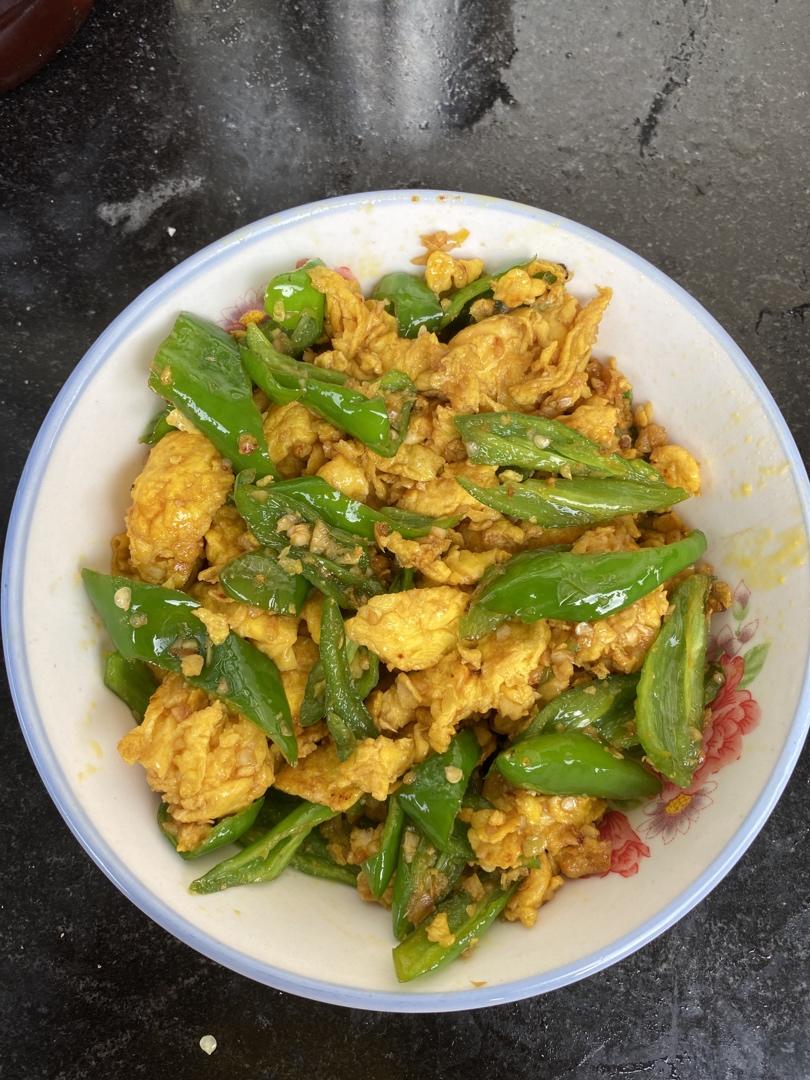 厨师长教你：“青椒炒鸡蛋”的家常做法 ,非常下饭