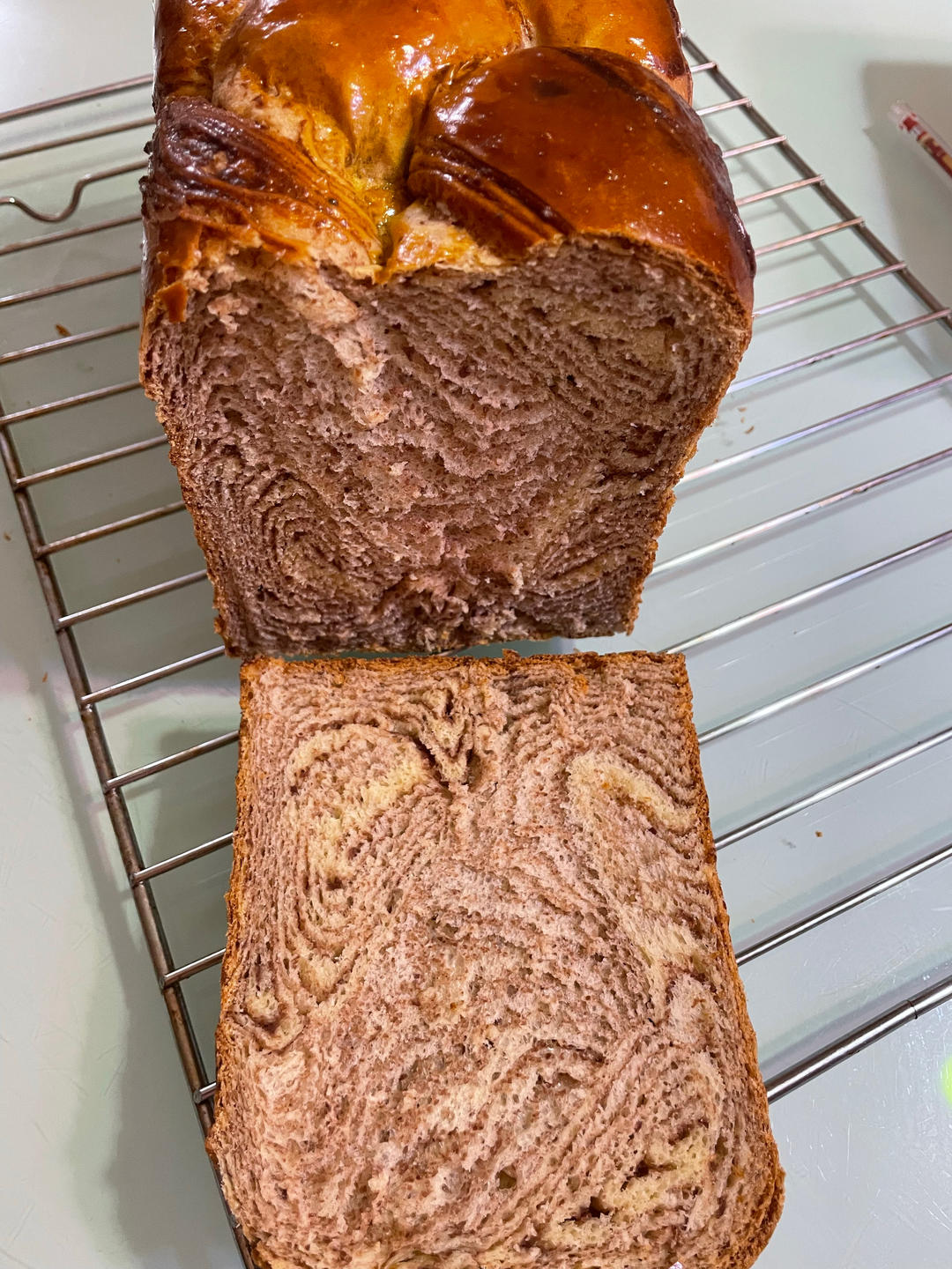 豆沙大理石吐司