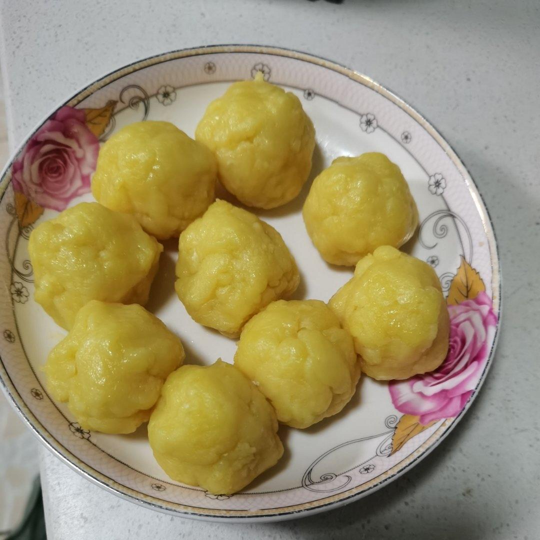 奶黄馅儿和奶黄包