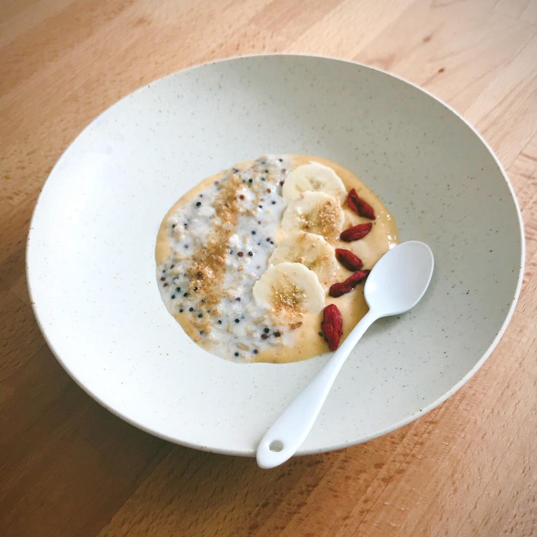 多口味牛奶钢切早餐燕麦粥丨健康·三餐