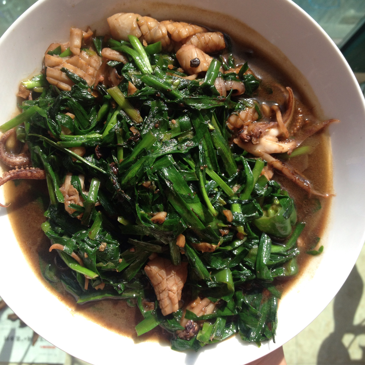 鱿鱼炒韭菜-小悦家（天津卫）