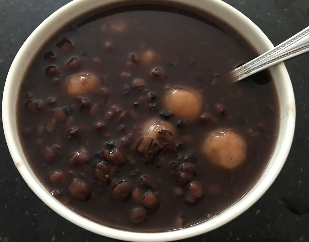 紫米红豆汤圆——纯真朴实