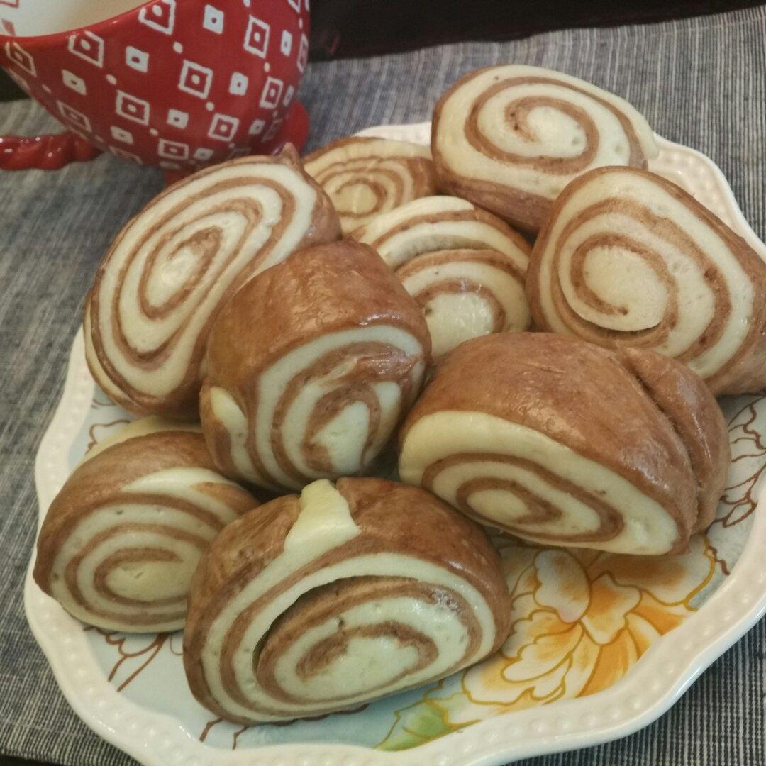 双色刀切馒头