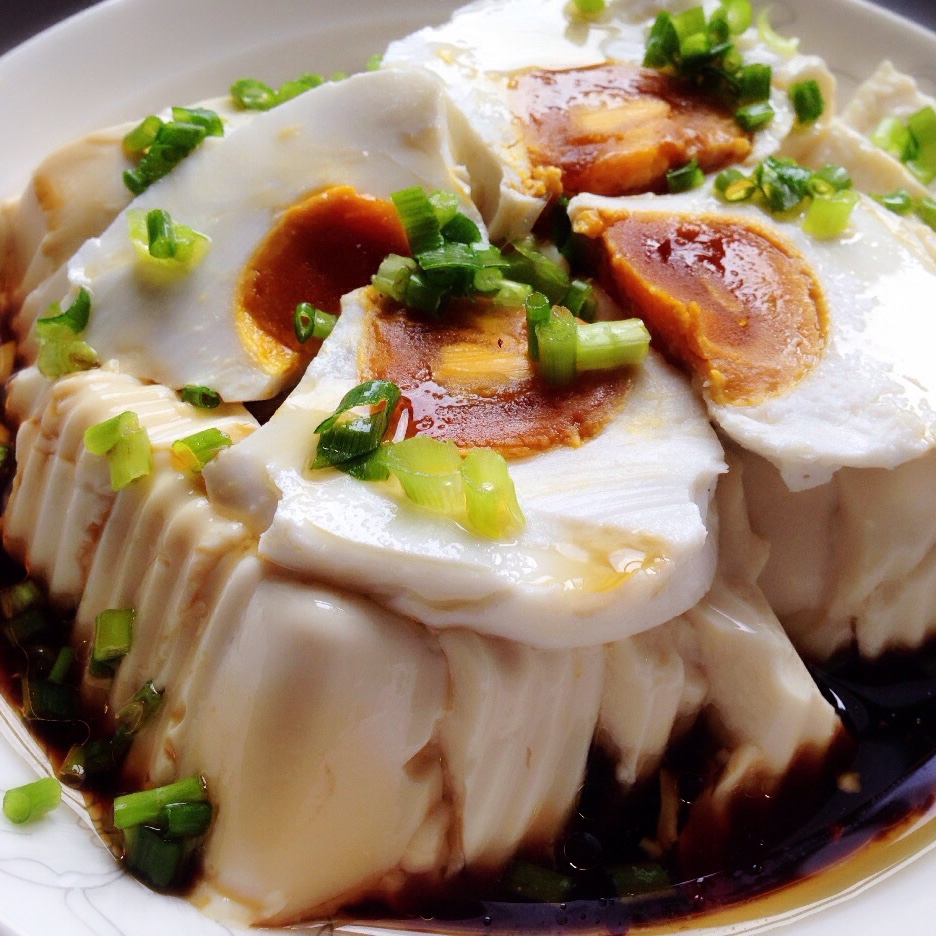 咸蛋拌豆腐