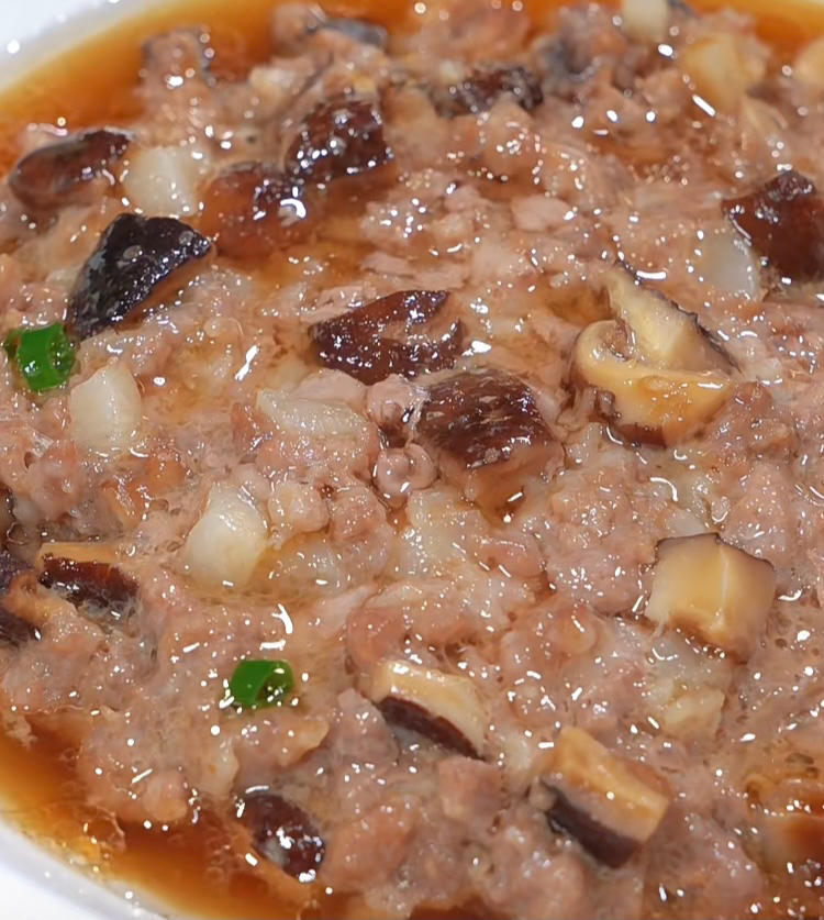 香菇蒸肉饼