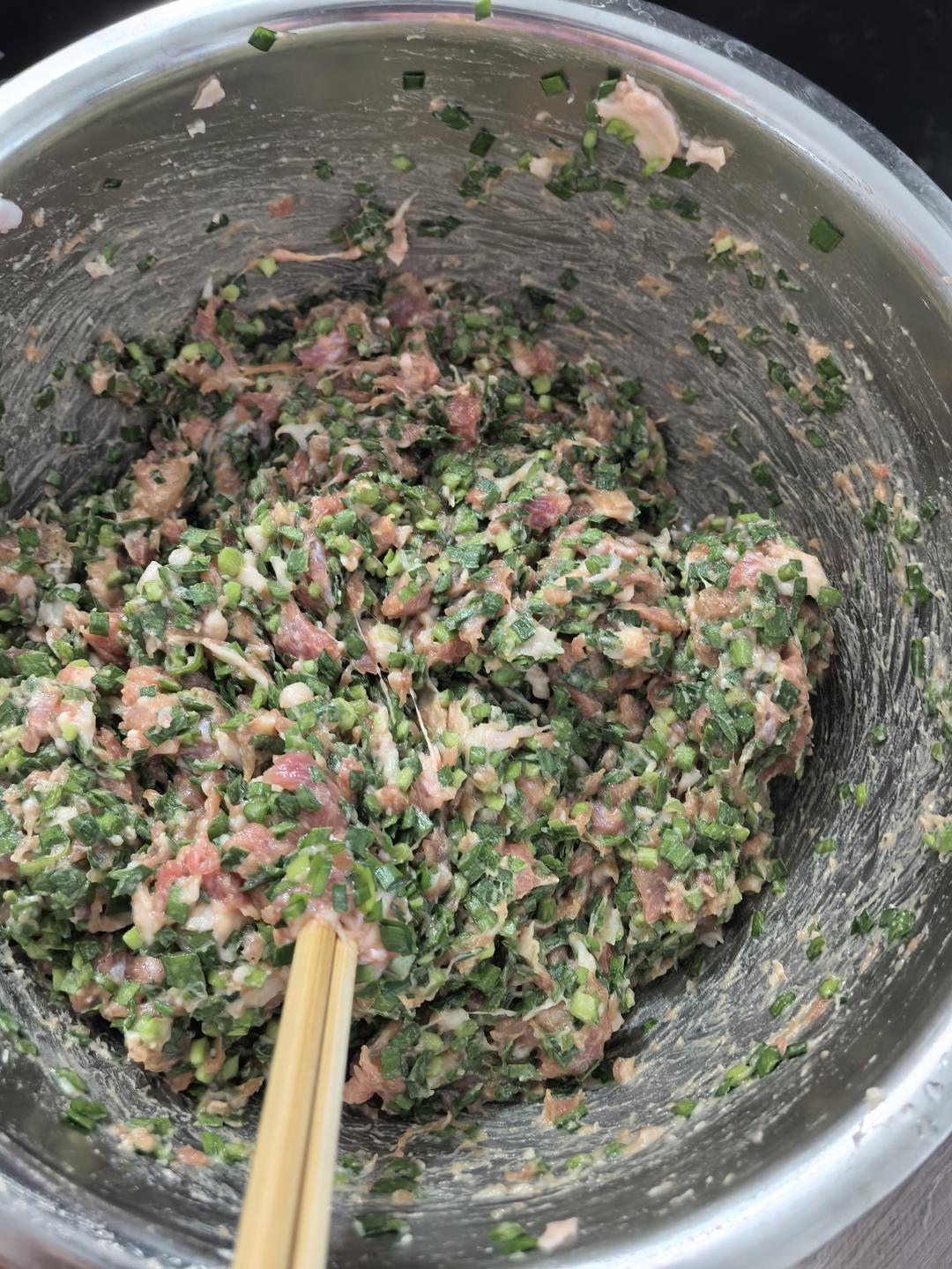 韭菜肉饺子馅