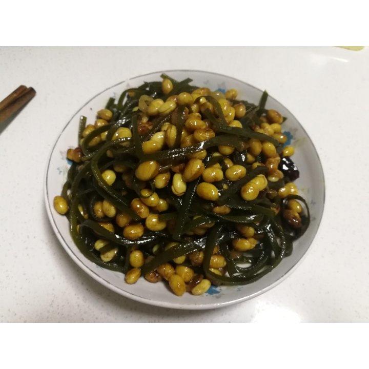 lwz2019做的黄豆炖海带