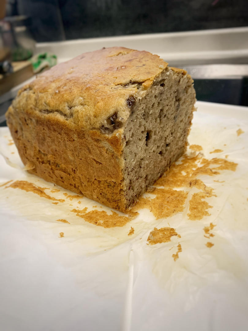 简易版香蕉核桃蛋糕