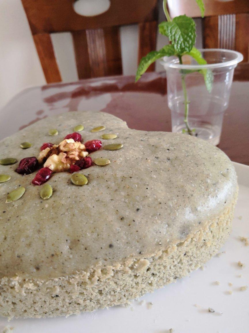 奶香黑芝麻发糕