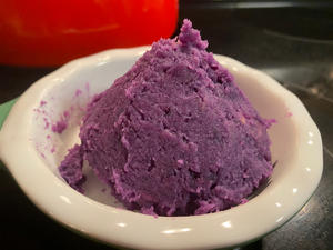 10分钟懒人版紫薯泥（微波炉）的做法 步骤6