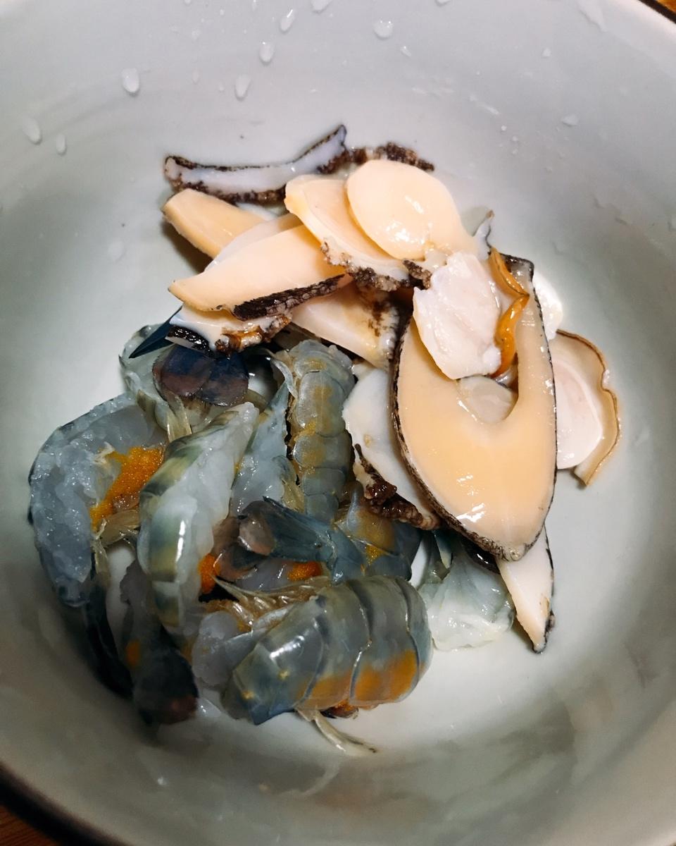 鲍鱼鲜虾粥 真香