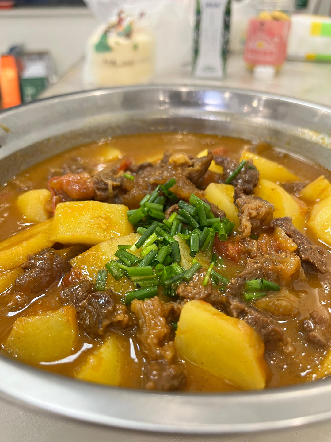 土豆炖牛肉