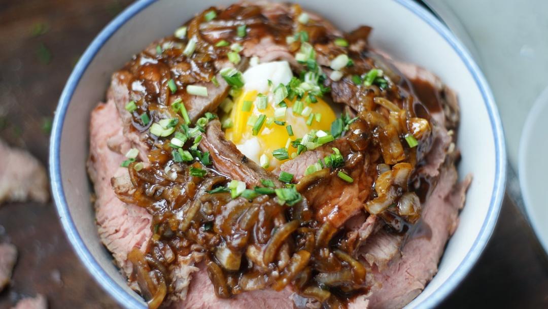 日式（活火山）温泉蛋牛肉饭