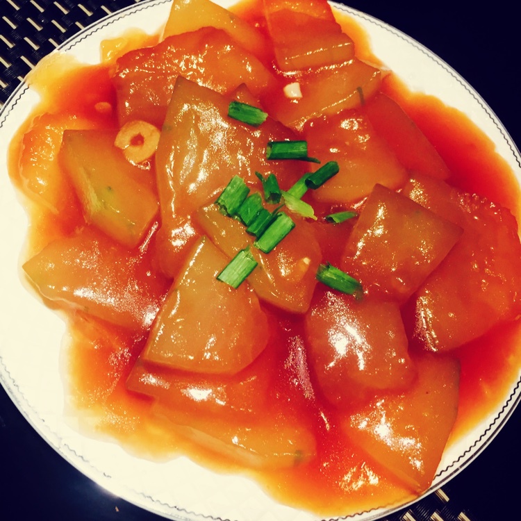 蚝油焖冬瓜