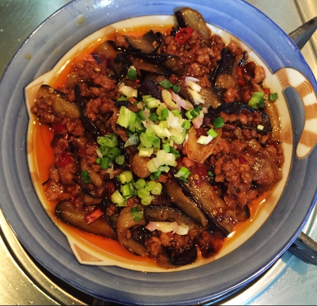 红烧肉沫茄子