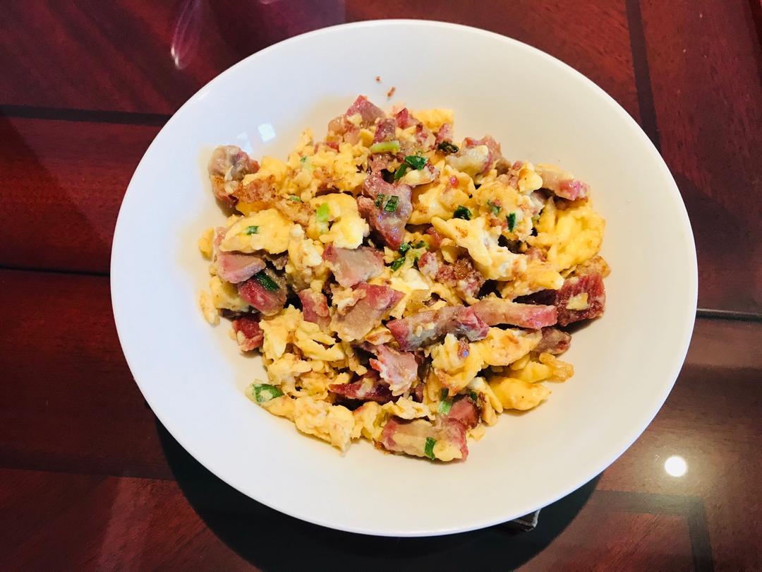 michellan做的叉烧炒蛋