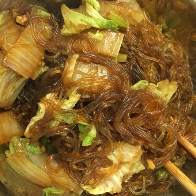 白菜炒粉丝