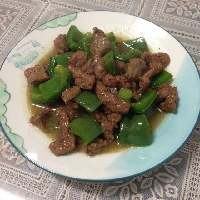 蚝油青椒牛肉丁