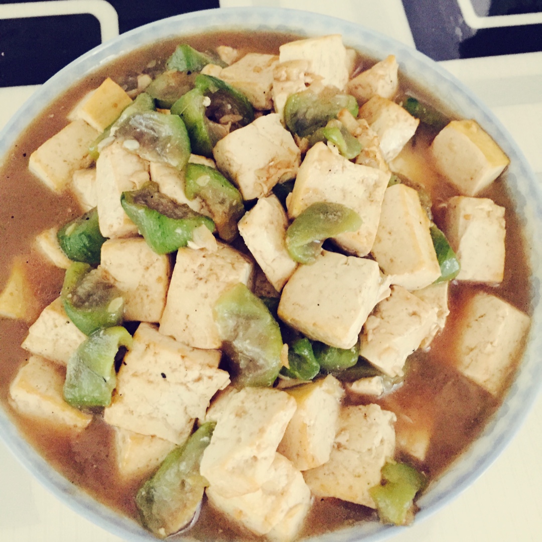 丝瓜焖豆腐
