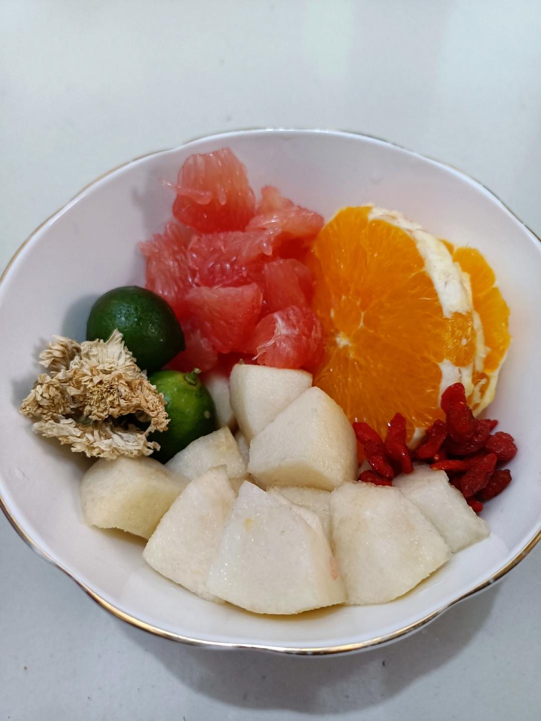 清润降火水果茶【3月北鼎养生壶食谱】