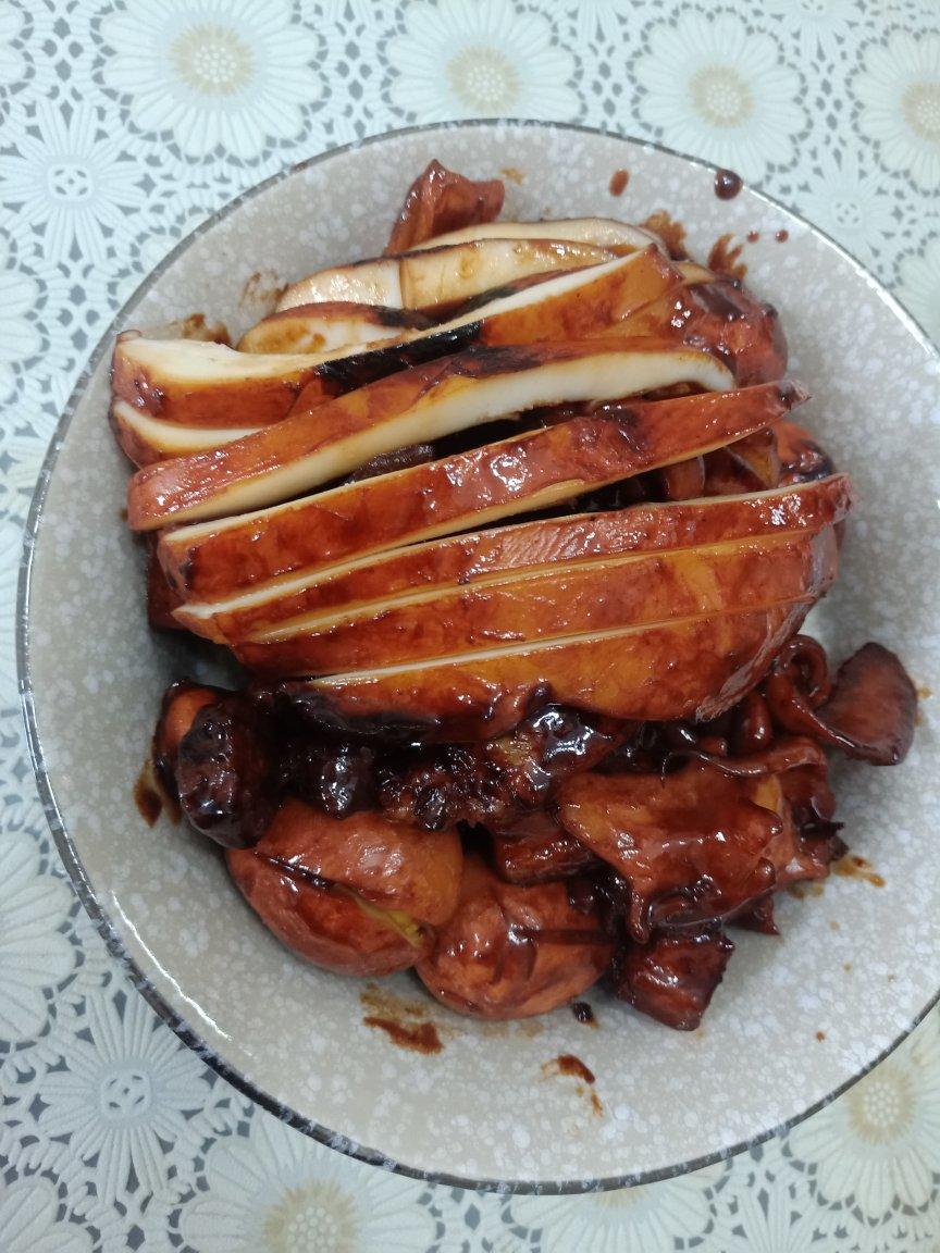 本帮菜硬菜墨鱼大烤（墨鱼烧肉烧蛋）