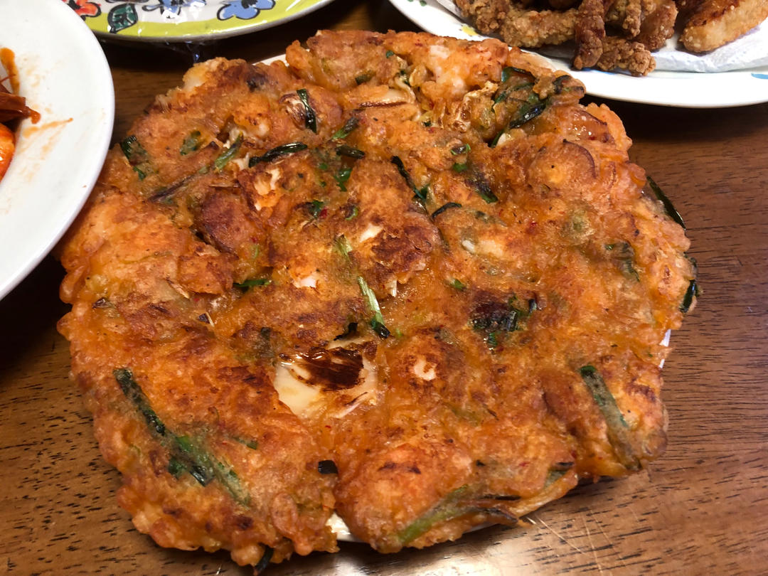 韩式泡菜海鲜饼（附：做出韩国料理店水准的秘诀）