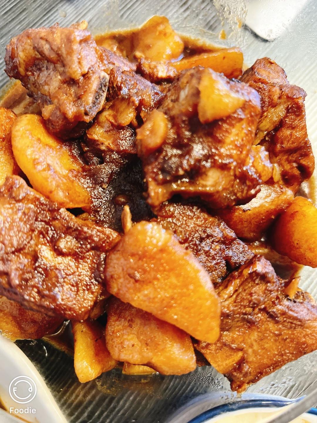 土豆炖排骨