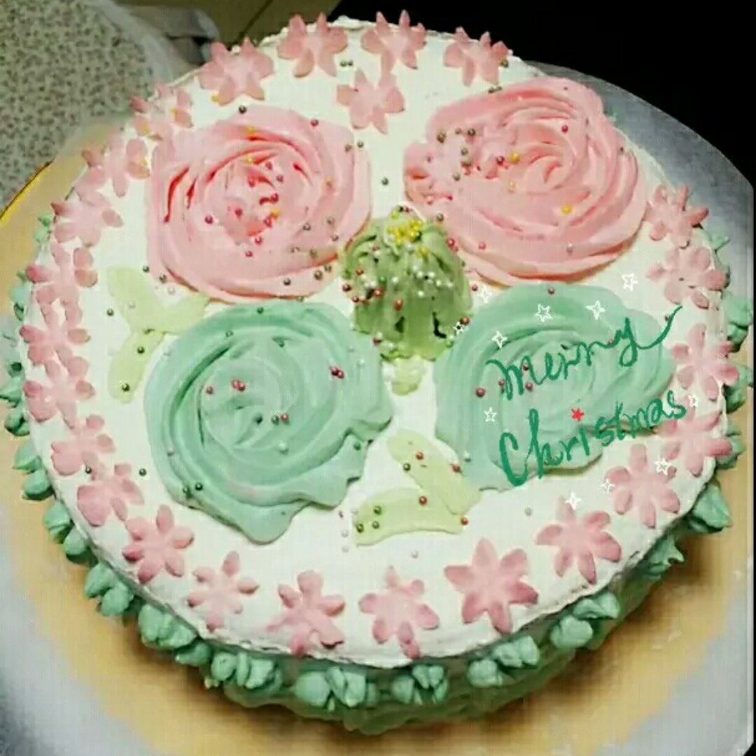 圣诞花环蛋糕