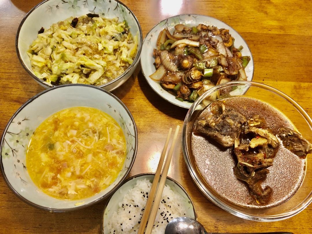 圆白菜炒粉丝