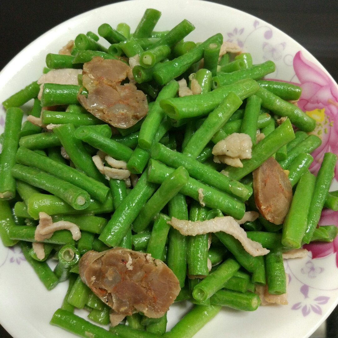 豆角炒肉丝