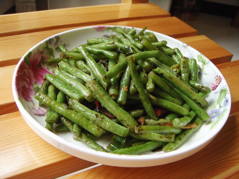 清炒豆角