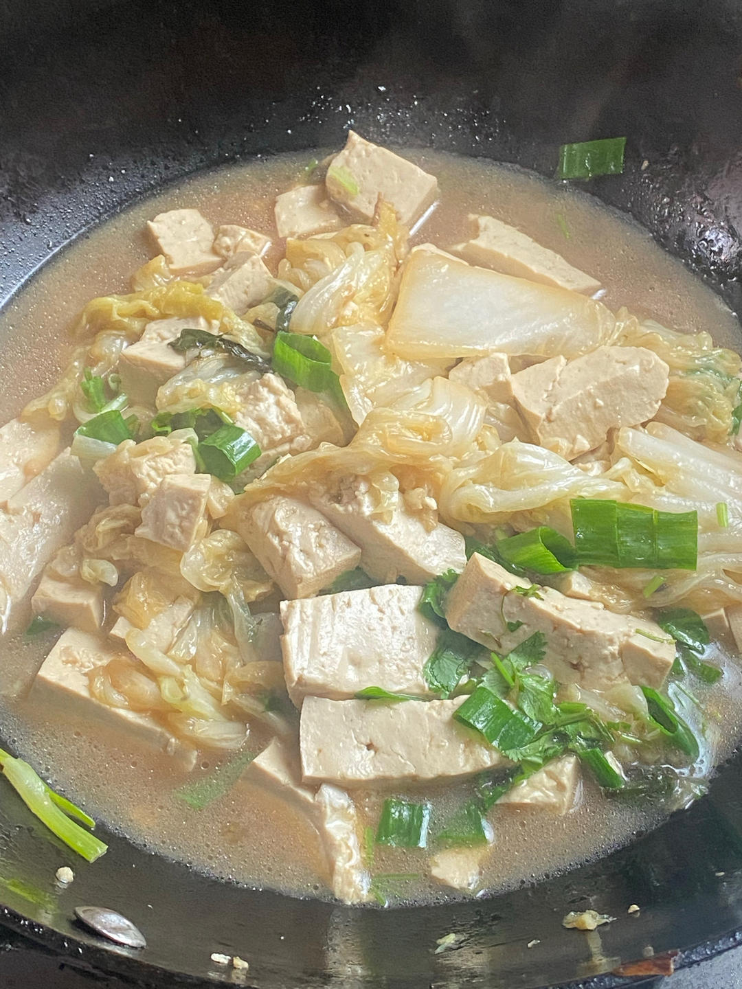 白菜豆腐这样做😋连汤汁都不剩🔅鲜美又美味