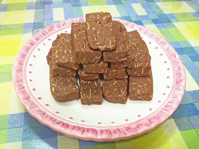 101配方|杏仁巧克力酥的做法